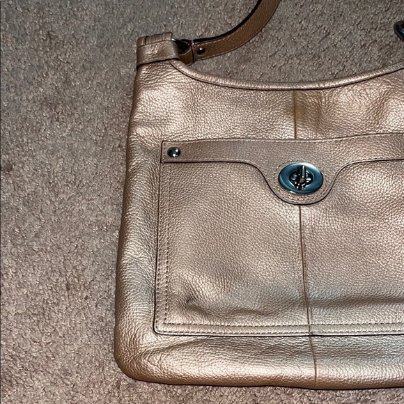 Coach Tan Leather Crossbody Bag - Picture 8 of 11